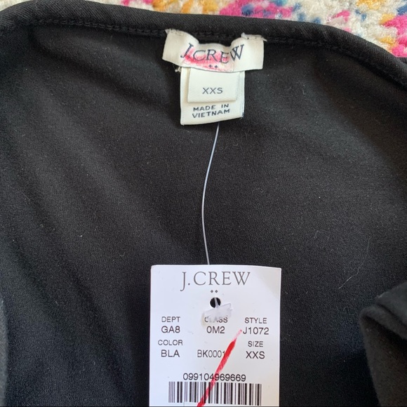 J crew | NWT Black Ruffle Off the Shoulder Top - Picture 5 of 7